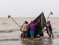 Kuakata & Fisherman Royalty Free Stock Photo